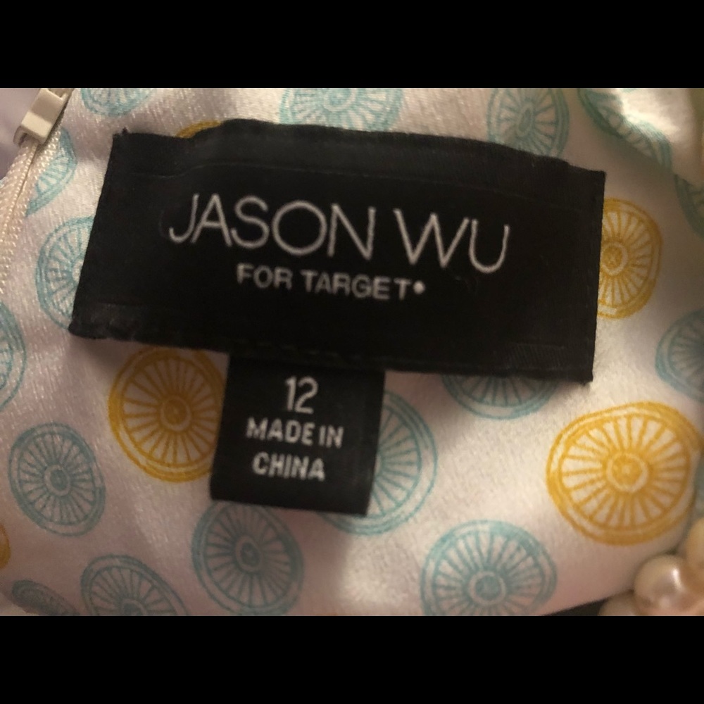 Jason Wu cream A-line Pearl neckline dress - Picture 4 of 8